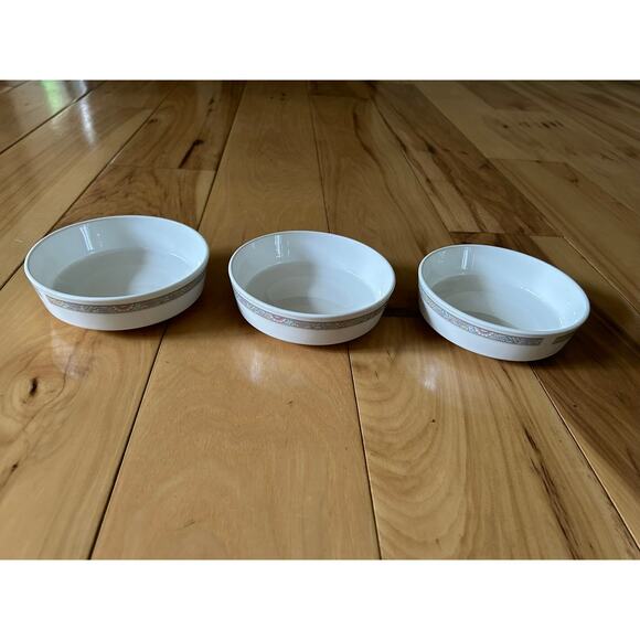 3 Centura by Corning SHANGRI LA Pattern 4 3/4" FRUIT / DESSERT BOWLS - Picture 2 of 7